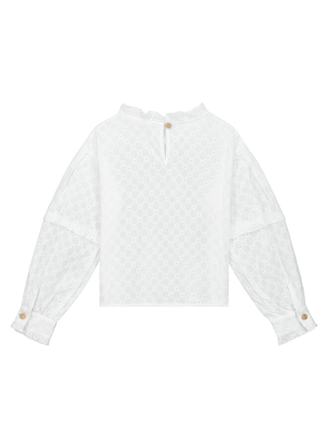 Charlie Petite - Irene blouse – White