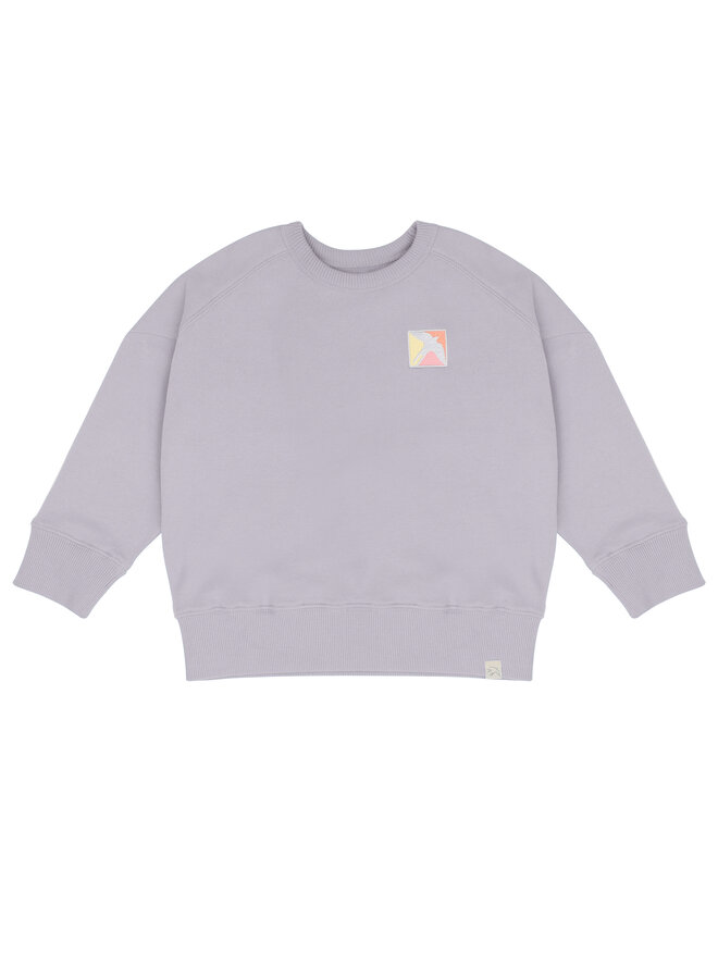 Jenest - Sammy Badge Sweater – Lavender