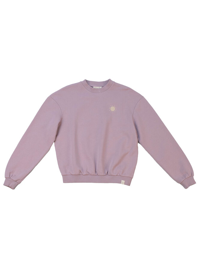 oversized sweater - mauve