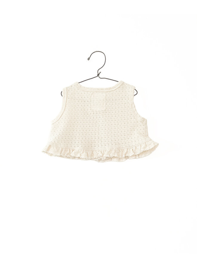 Play Up - PA02/2AO11151 Jersey jacquard top - Fiber / P0076