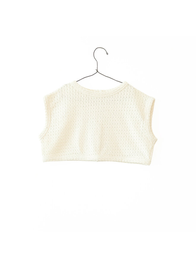 PA04/4AO11151 Jersey jacquard top - Fiber / P0076