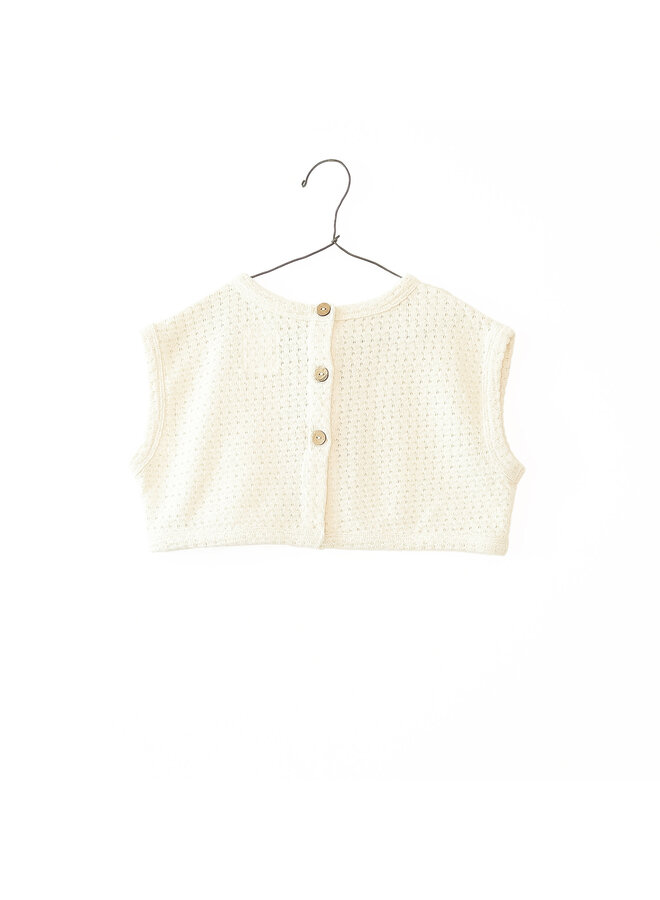 Play Up - PA04/4AO11151 Jersey jacquard top - Fiber / P0076