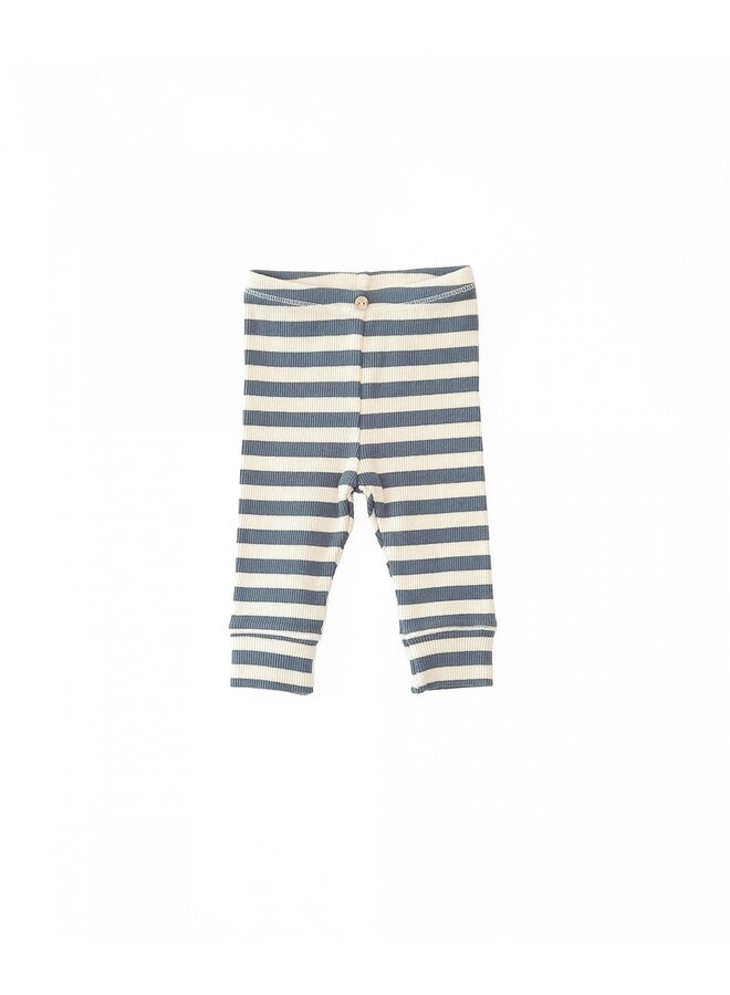 PA01/1AO11651 Striped rib legging – Sea