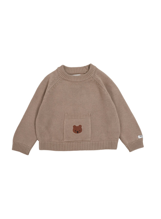 Loeke Sweater Bear - Hazelnut