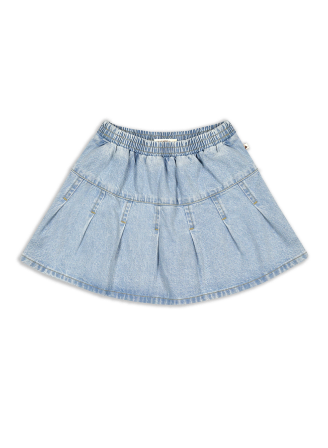 Ammehoela - Fiene.07 skirt – Darkly blue denim