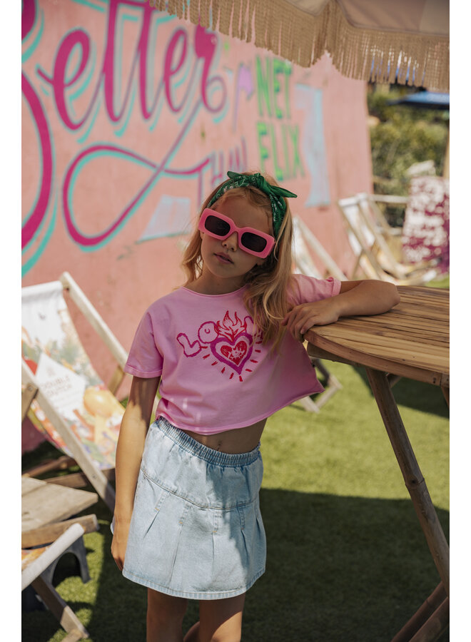 Ammehoela - Hippie.08 shirt – Sunny pink