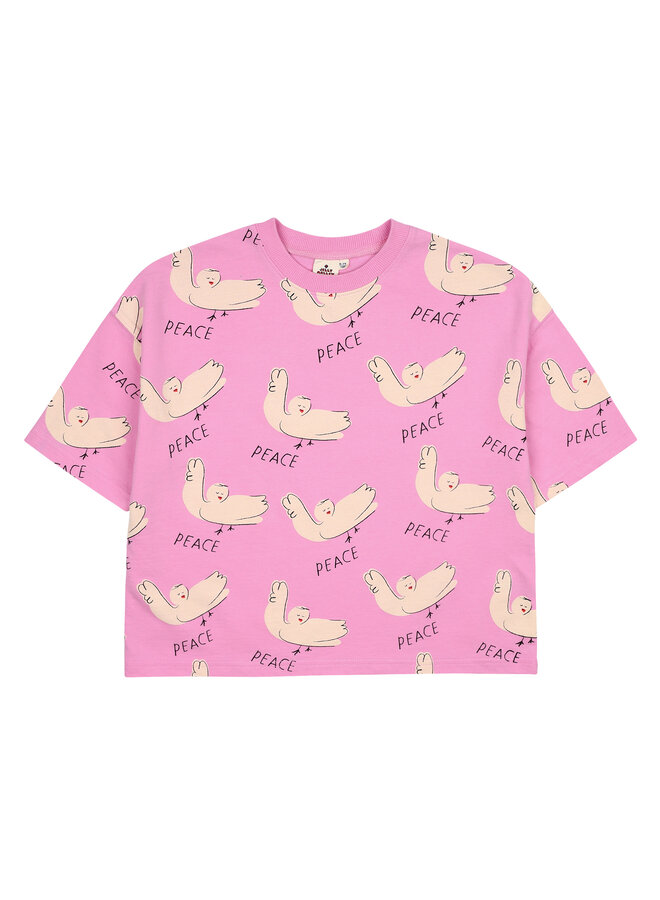 Jelly Mallow - Peace T-shirt – Pink
