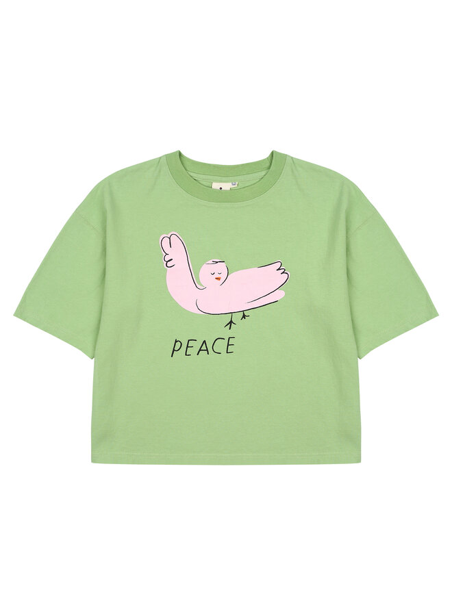 Jelly Mallow - Peace T-shirt - Green