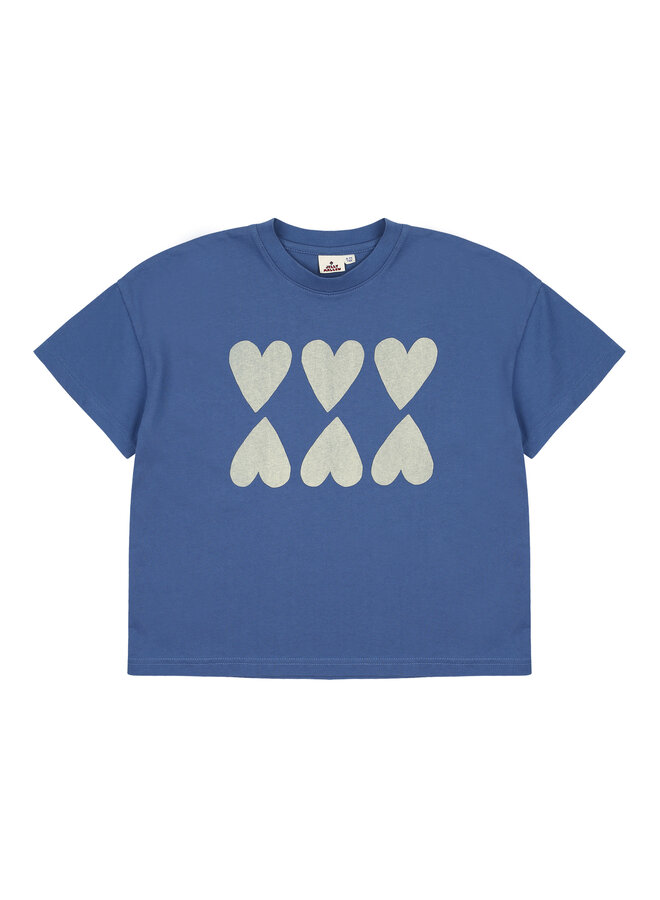Heart T-shirt - Blue