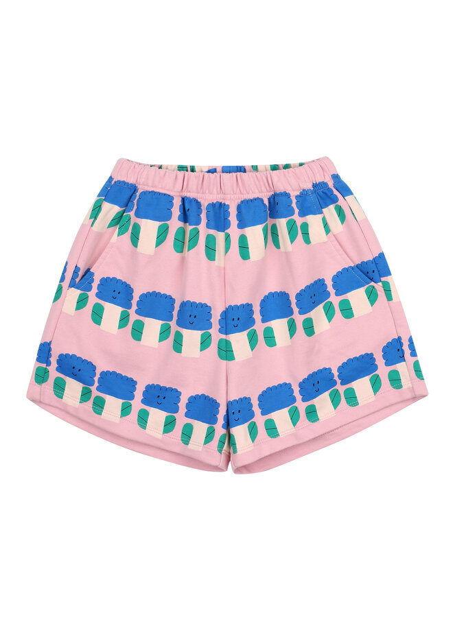 Jelly Mallow - Big Flower Shorts – Pink