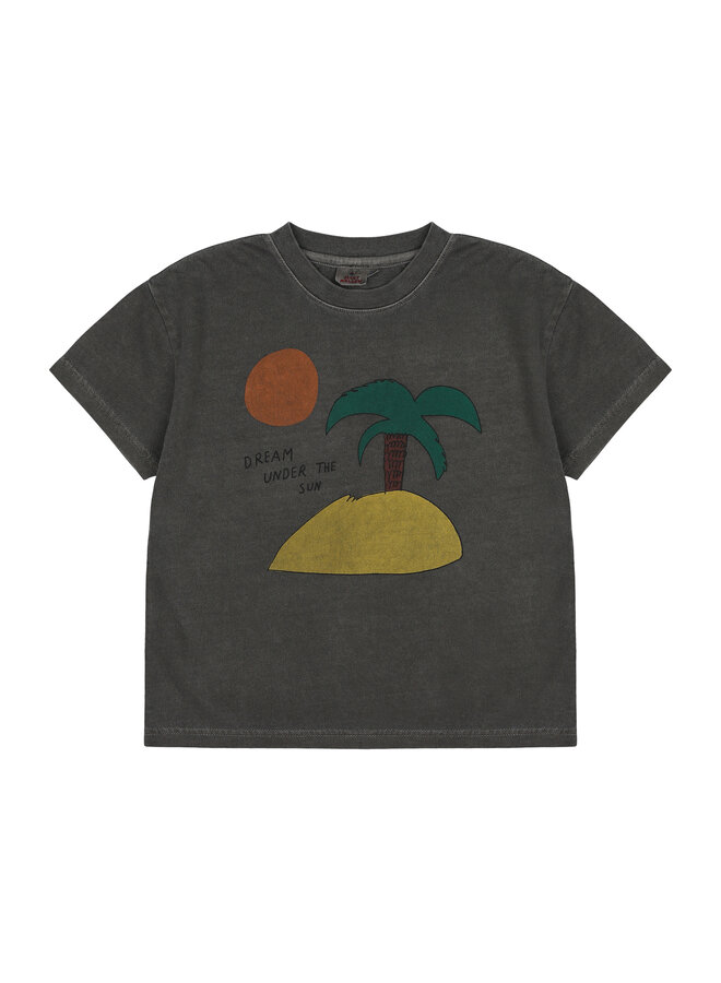 Jelly Mallow - Beach Pigment T-shirt – Grey