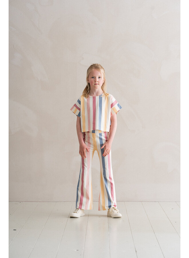 House of Jamie - Relaxed Tee - Rainbow Stripes