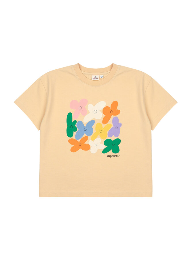 Flower T-shirt – Beige