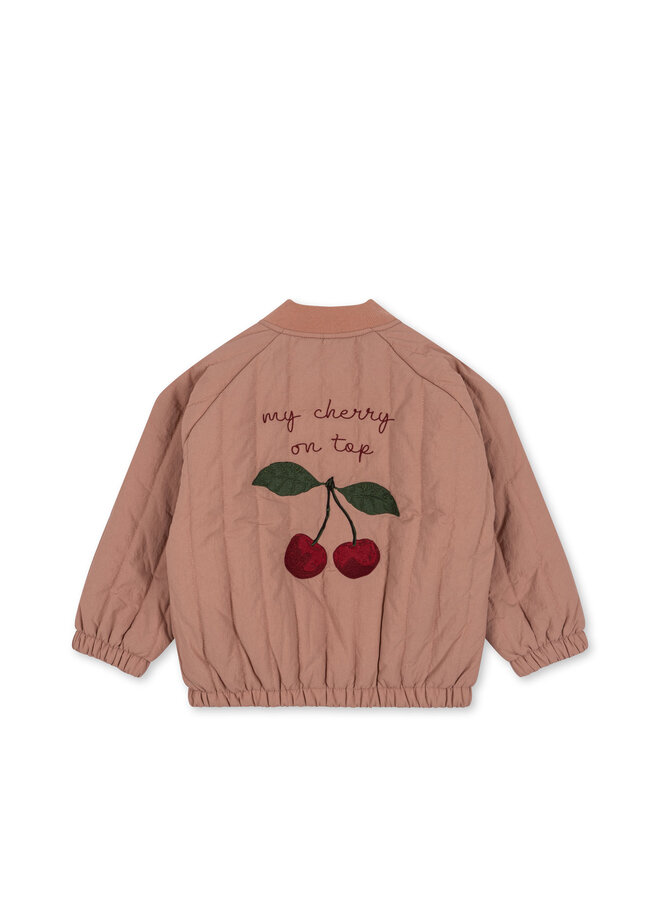 Konges Sløjd - Juno Frill Bomber Jacket – Cameo Brown