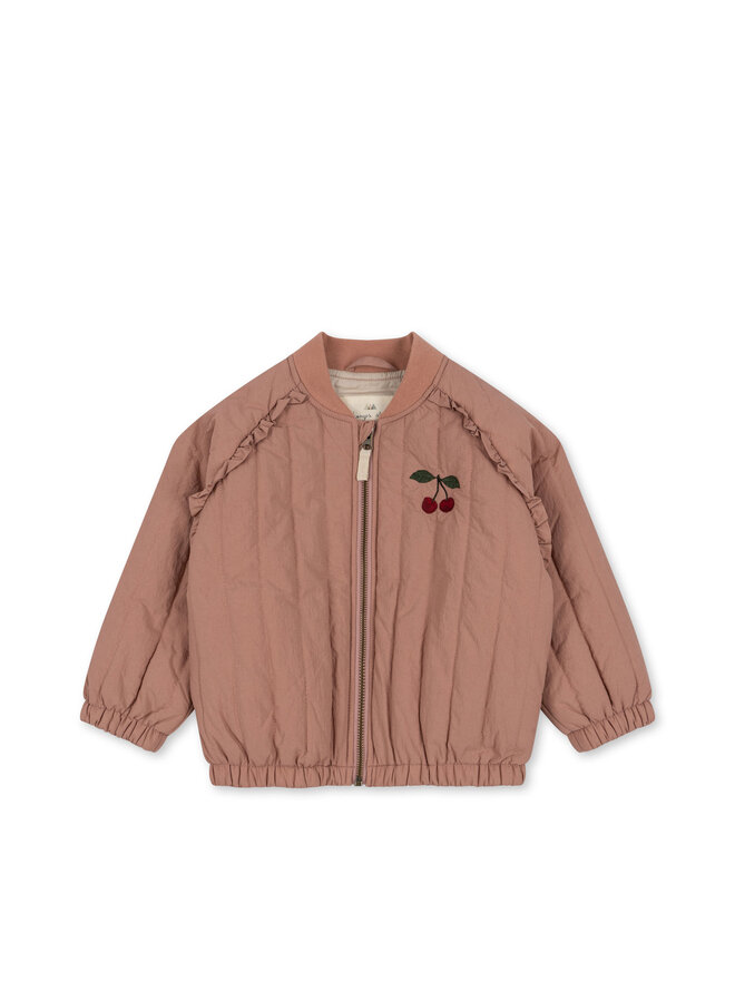 Konges Sløjd - Juno Frill Bomber Jacket – Cameo Brown