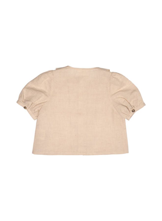 Baje - Albany cotton blouse – Sand