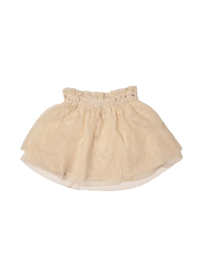 Anna tule skirt – Creme