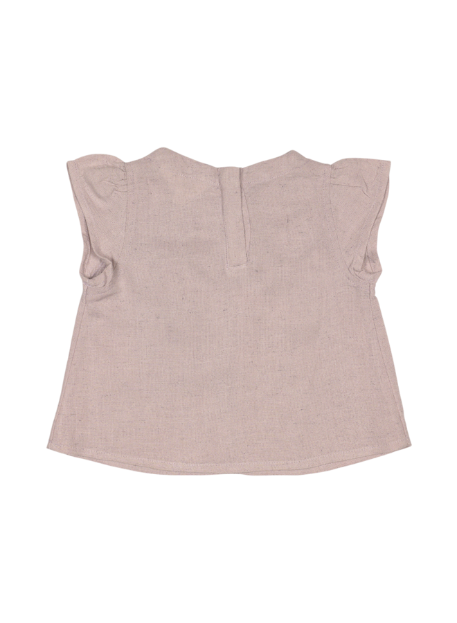 Baje - Delan shortsleeve blouse – Lilac