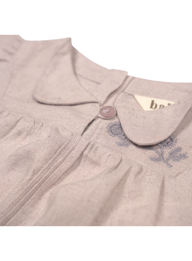 Baje - Delan shortsleeve blouse – Lilac