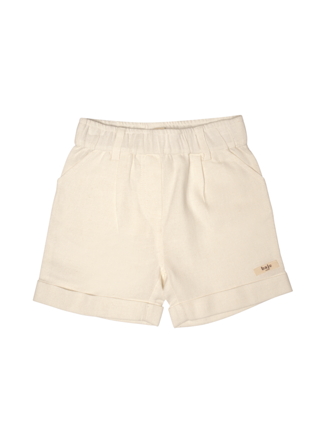 Baje - Mills linen short – Off white