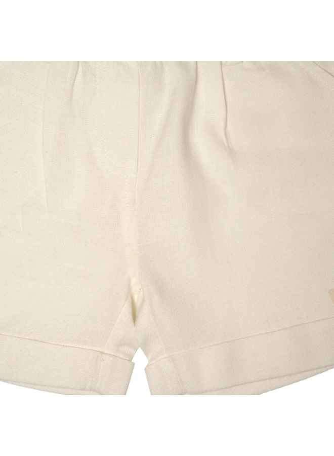 Baje - Mills linen short – Off white