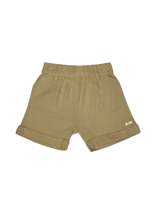 Baje - Mills linen short – Taupe