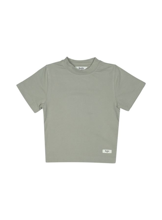 Baje -Perth jersey tee – Agate grey