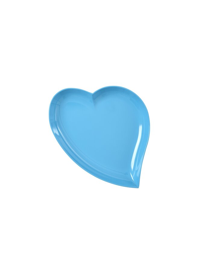 rice - Melamine hart bord – Blauw
