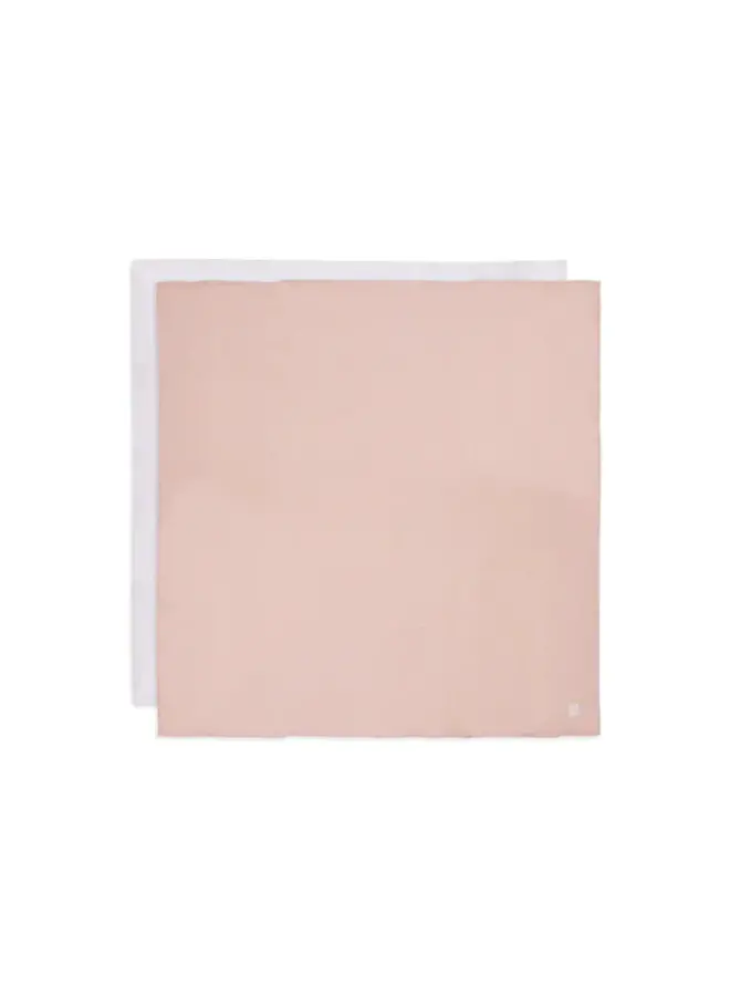 Jollein - Hydrofiele doek large 115x115cm – Wild rose/Ivory (2pack)