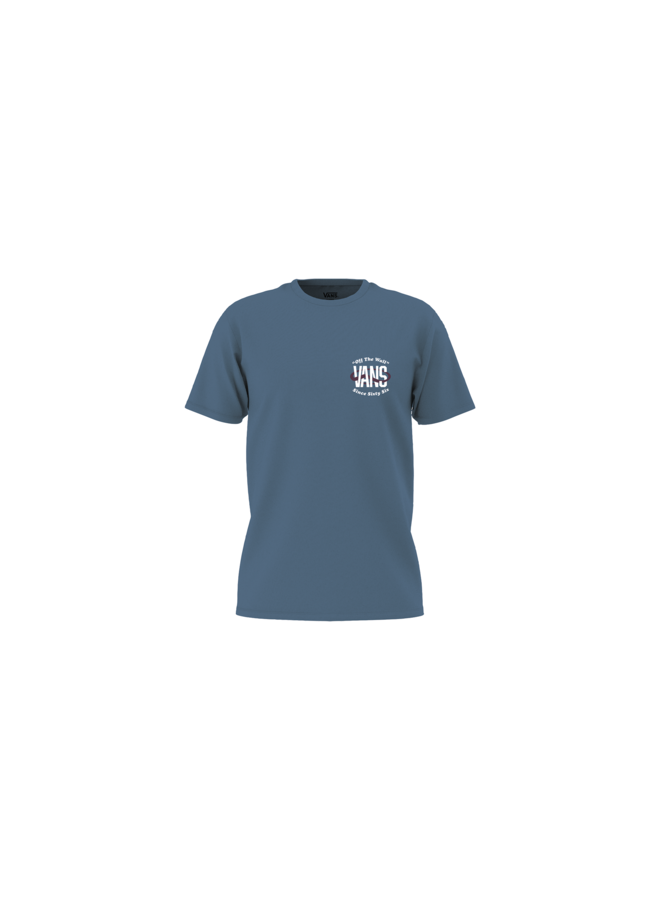 Vans - Sixty six SS T-shirt – Copen blue