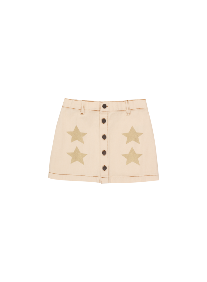 Stars skirt – Light cream