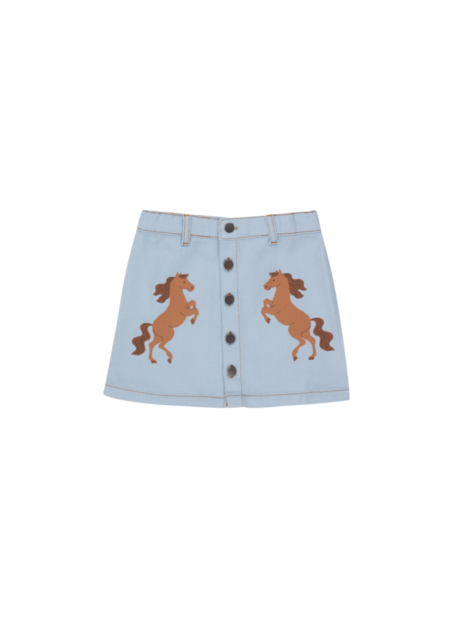 Horses skirt – Blue-grey