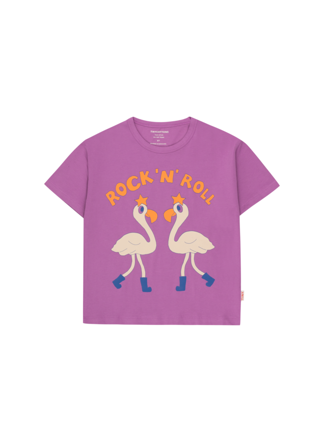 Tiny Cottons - Flamingos tee – Orchid