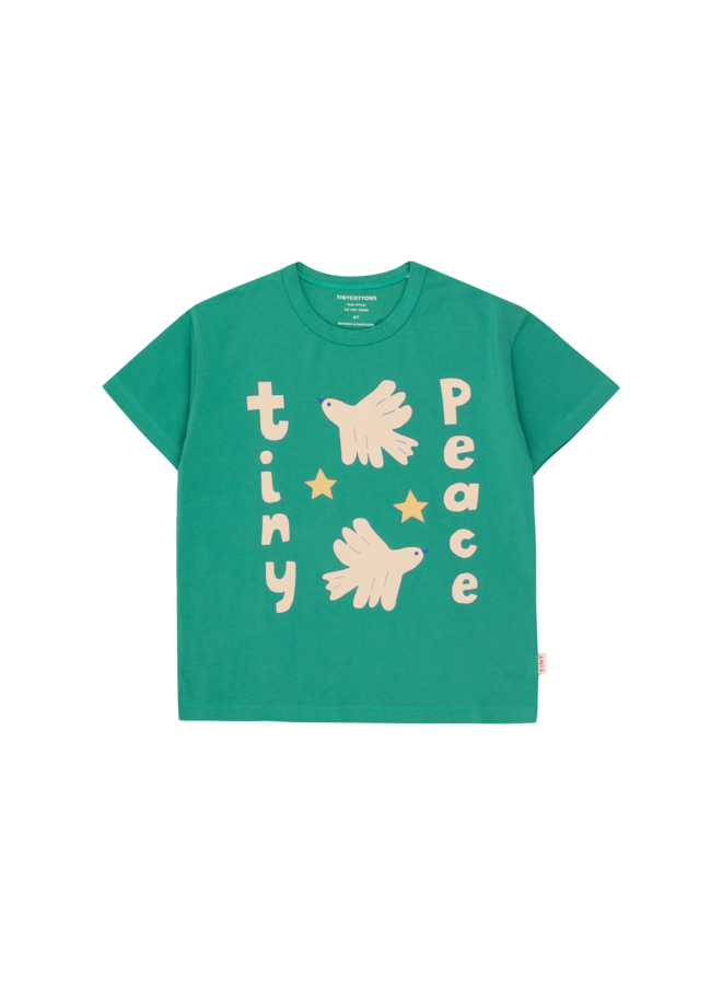 Tiny Cottons - Tiny peace tee – Emerald