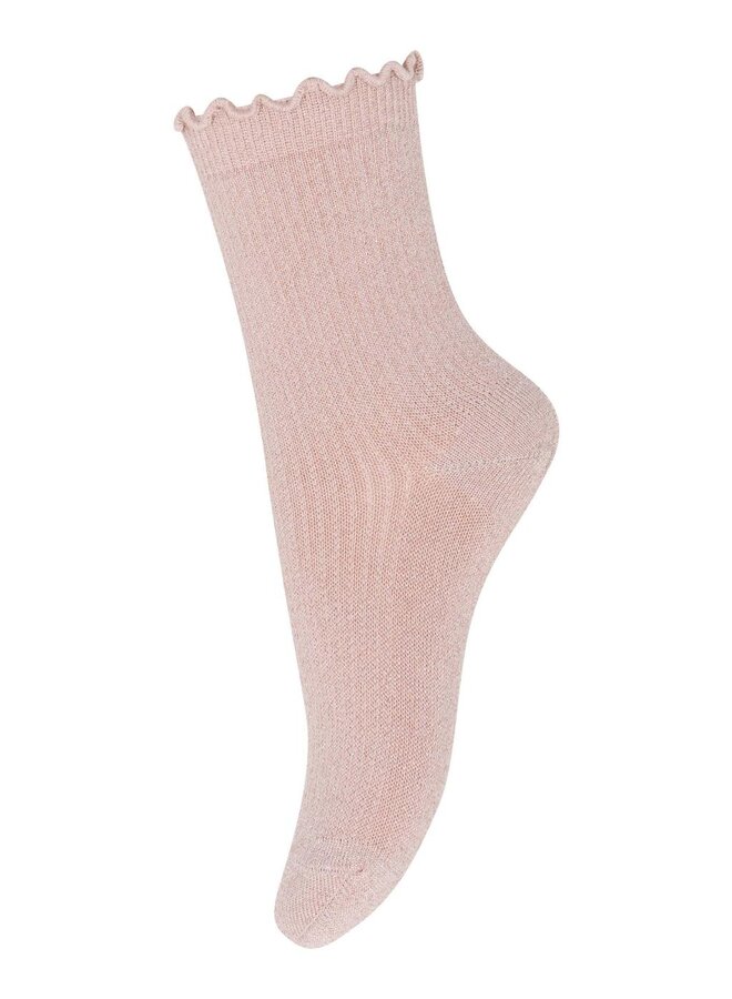 MP Denmark - Doris glitter socks – 853 Rose dust