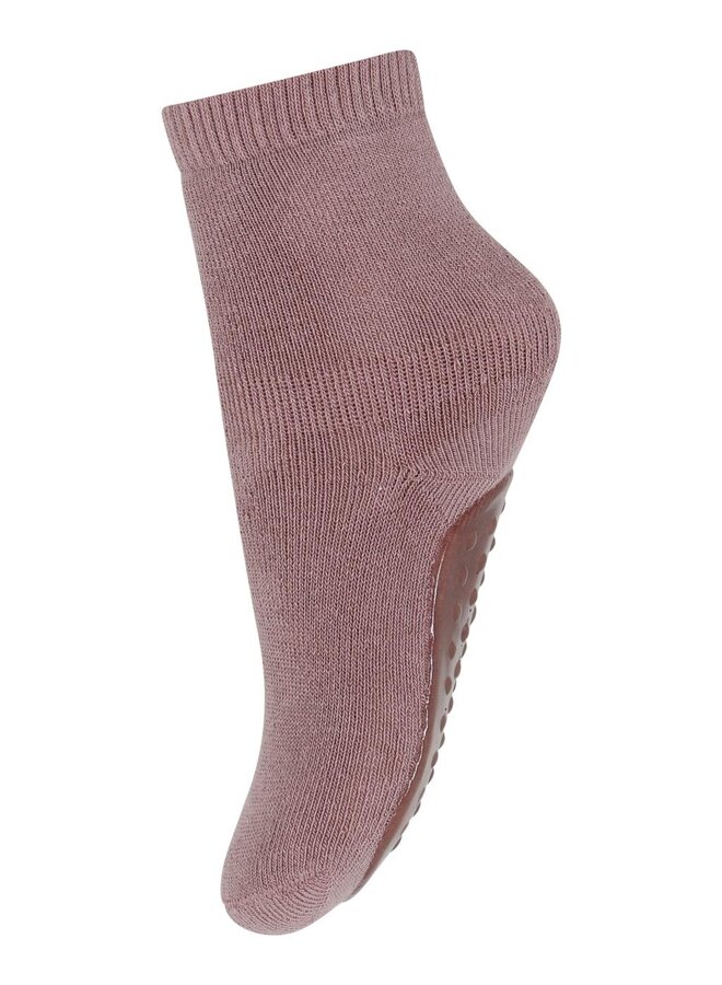 Cotton socks – anti-slip – 188 Wood rose