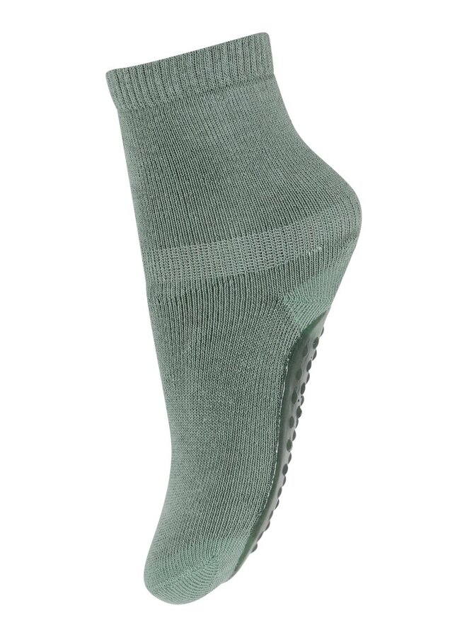 MP Denmark - Cotton socks – anti-slip – 3043 Granite green