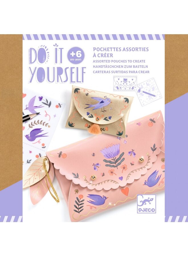 Djeco - Knutselset diy – Tasjes sweet fashionista DJ07976