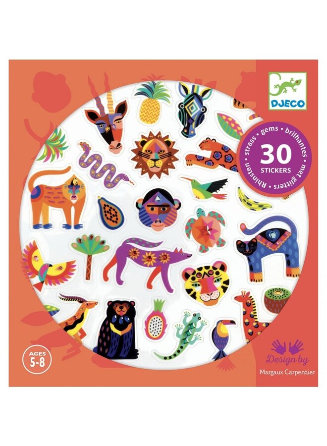 Djeco - Stickers – Exotico 30st DJ09268