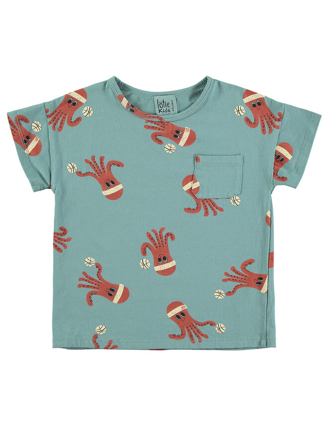 Tshirt short sleeve – Octopuses pacific