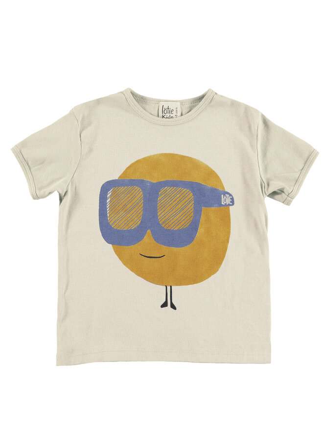 Retro tshirt – Sun&glasses Off white