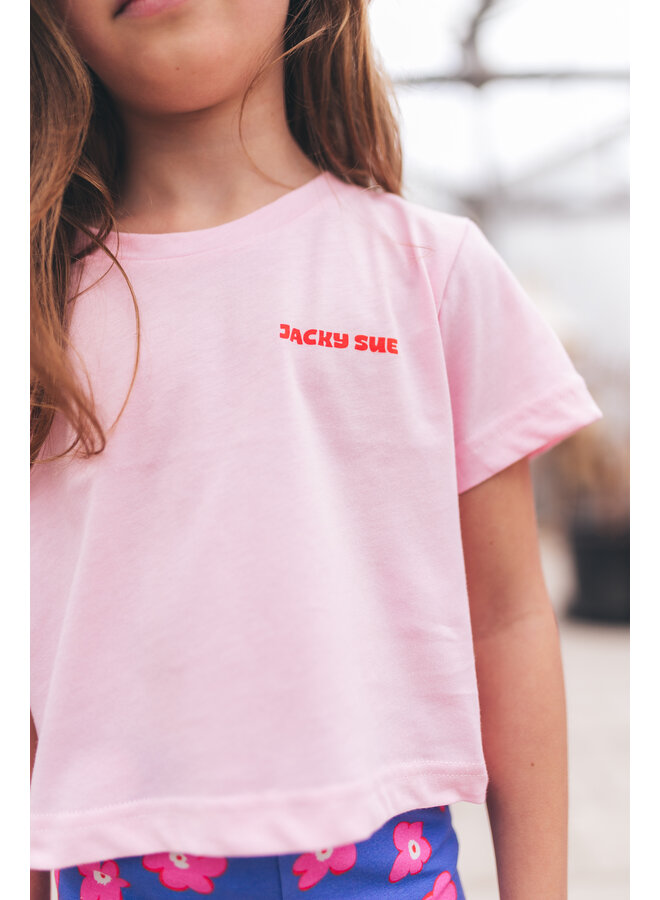 Jacky Sue - JS tee – Baby pink