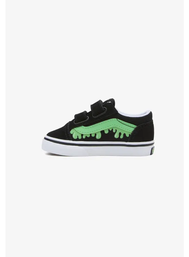 Vans - Old skool V glow slime footwear – Black/green