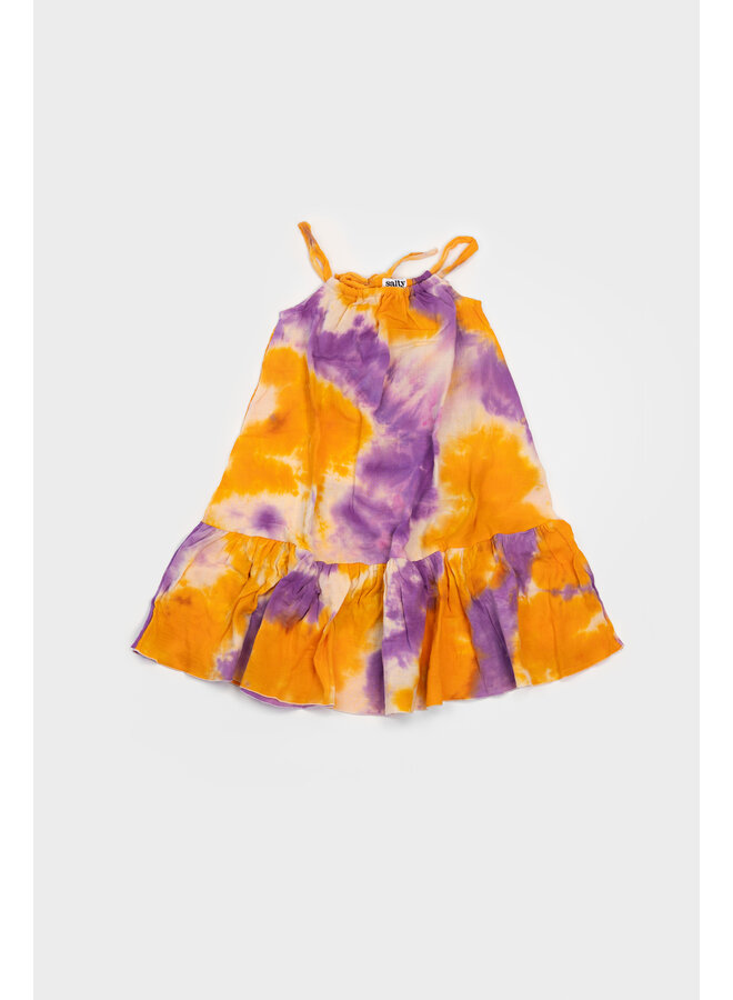 Maxi dress - Baby cotton tie dye