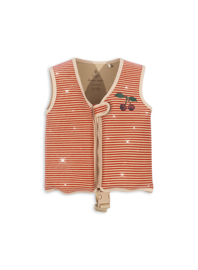 Neoprene glitter float vest – Glitter stripe