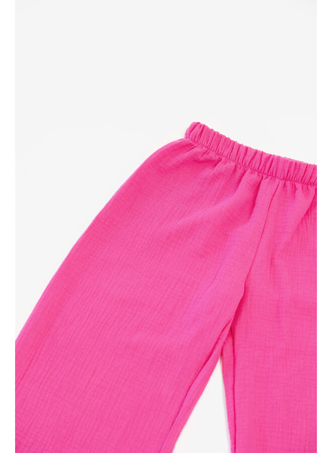 Salty Stitch - Lounge broek - Baby cotton pink