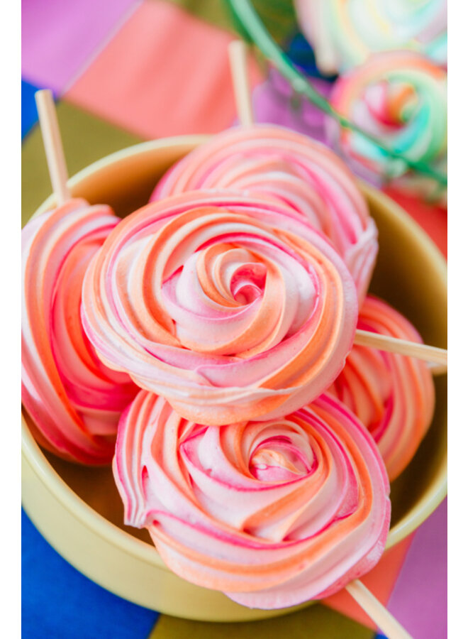 Meringue Sisters - Rose lolly