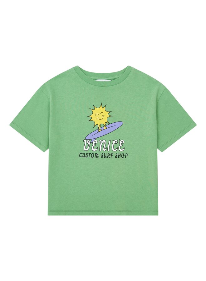 Hundred Pieces - T-shirt Capitol - Cactus green