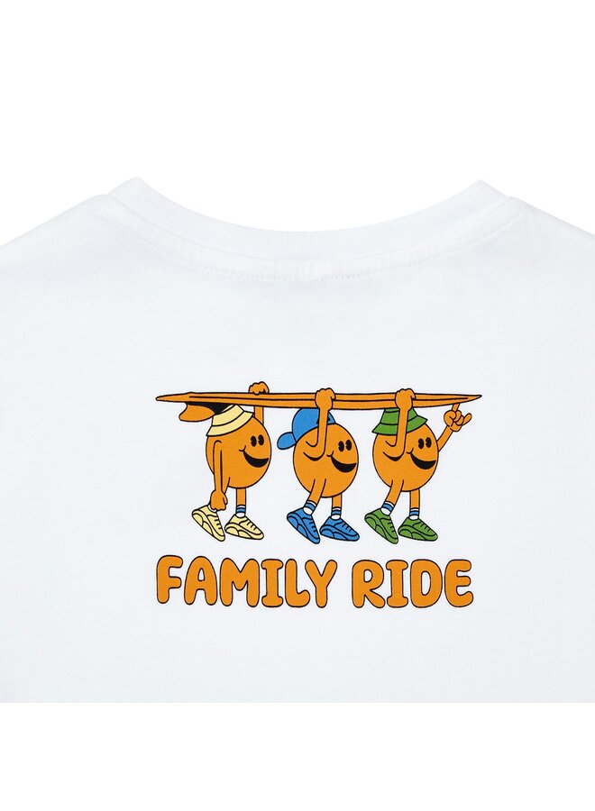 Hundred Pieces - T-shirt Capitol family ride - Optical white