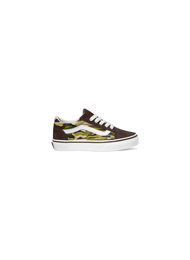 UY old skool footwear – Painted camo brown/multi